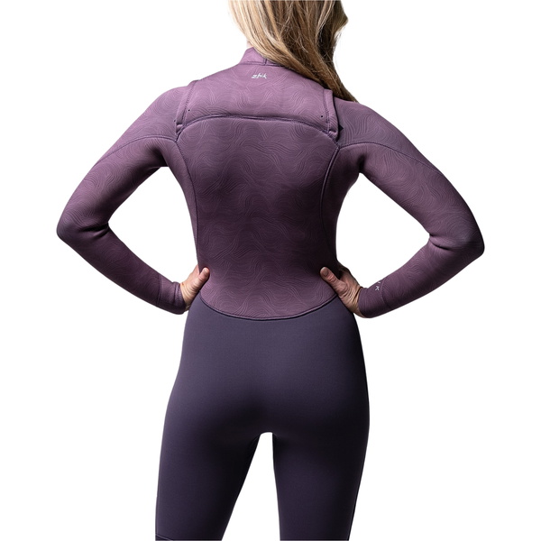 Zhik Womens Ola 4/3mm Chest Zip Wetsuit STM-2500-W-BLO - Winter Bloom